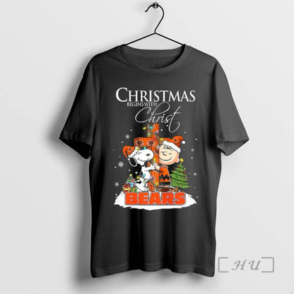 Officials Snoopy And Charlie Brown X Chicago Bears Begins Christ