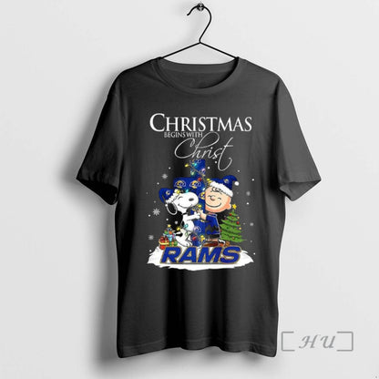 Officials Snoopy And Charlie Brown X Los Angeles Rams Begins Christ