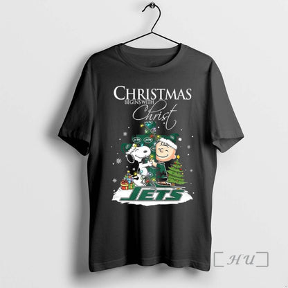 Officials Snoopy And Charlie Brown X New York Jets Begins Christ