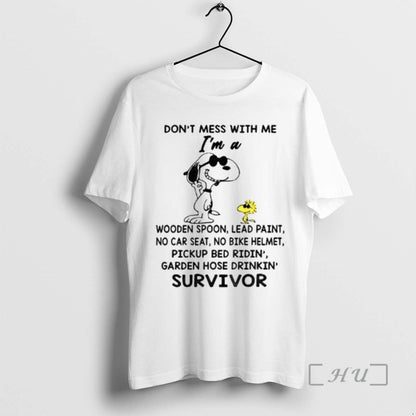 Officials Snoopy And Woodstock Dont Mess Me Im Wooden Spoon Lead