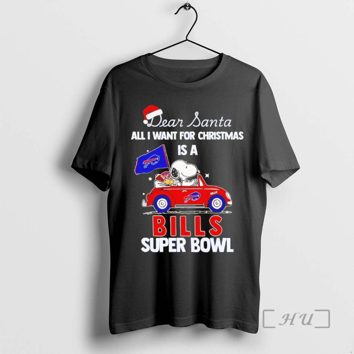 Officials Snoopy Dear Santa All I Want Is Bills Super Bowl Chriast