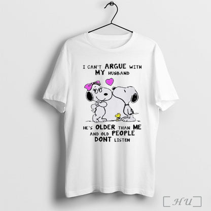 Officials Snoopy I Cant Argue My Husband Hes Older Than Me And Old