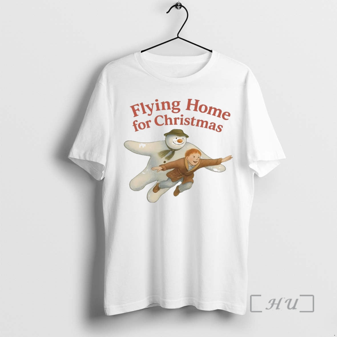 Officials Snowman Flying Home Tank Top Designer Look