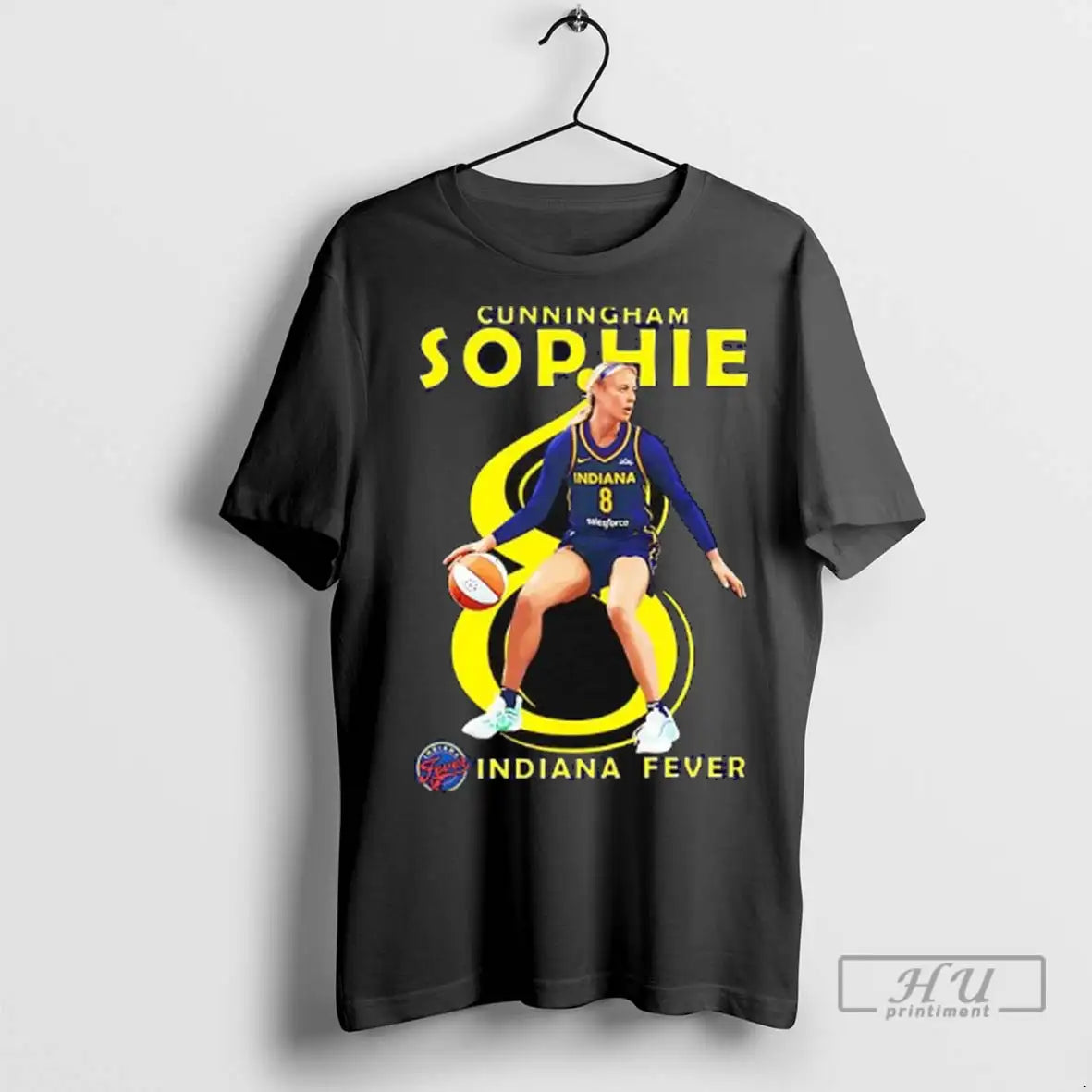 Officials Sophie Cunningham Indiana Fever Pose Wnba Player Ladies T