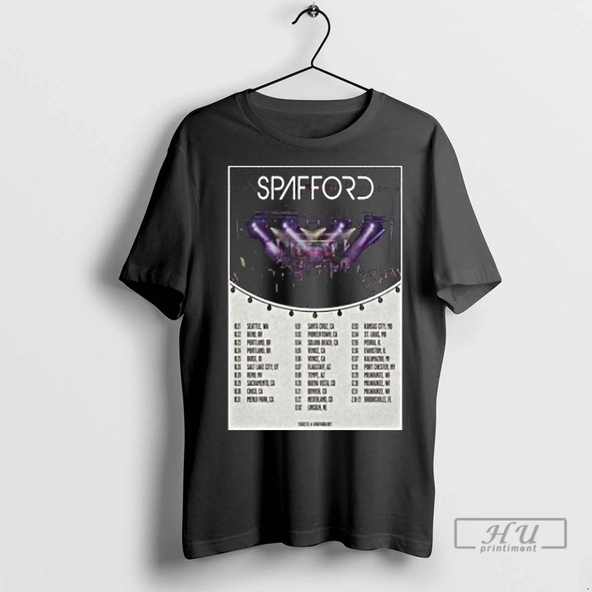 Officials Spafford Tour New 2025 T Shirts Tee Authentic Design