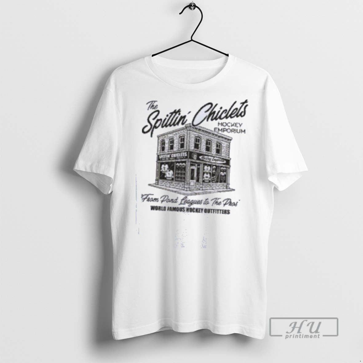 Officials Spittin Chiclets Hockey Emporium T Shirts Tee Retro Outfit