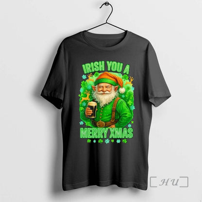 Officials Spoofytees Irish You Merry Circle Black Long Sleeve