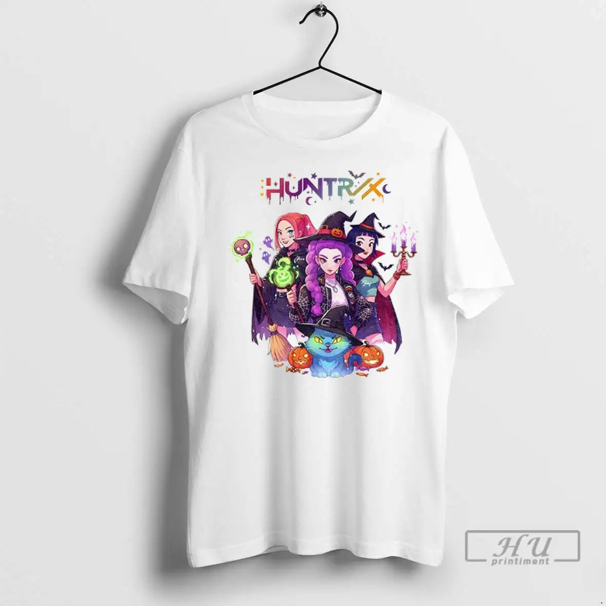 Officials Spooky Huntrix Kpop Demon Hunters Derpy Tiger Halloween T