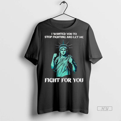 Officials Statue Liberty I Wanted You To Stop Fighting And Let Me
