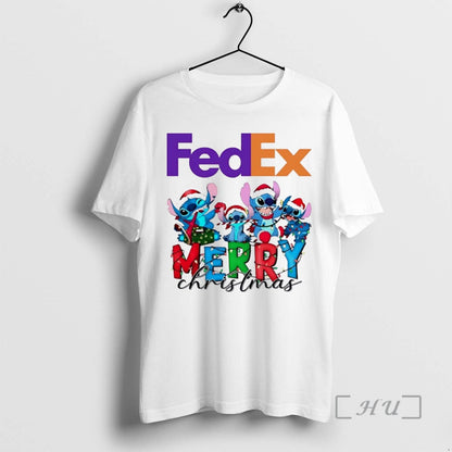 Officials Stitch Fedex Merry Shirt Trendy Gift