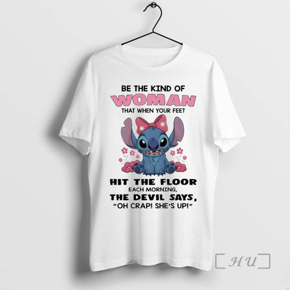 Officials Stitch Be Kind Hit Floor Devil Says Shes Up Tee Elegant Art