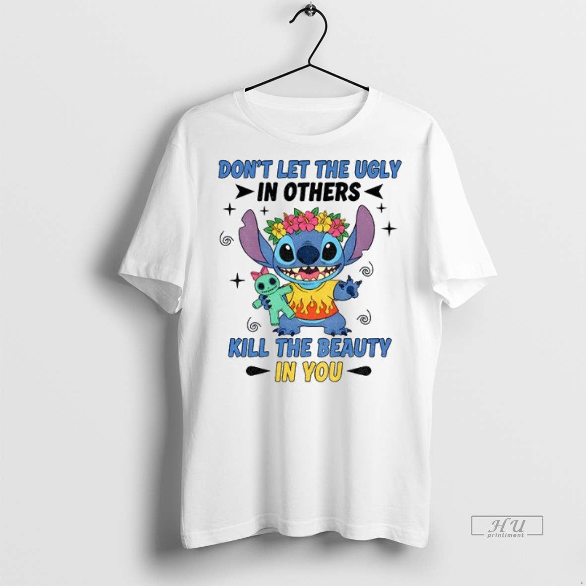 Officials Stitch Dont Let Ugly Others Kill Beauty You Tank Top