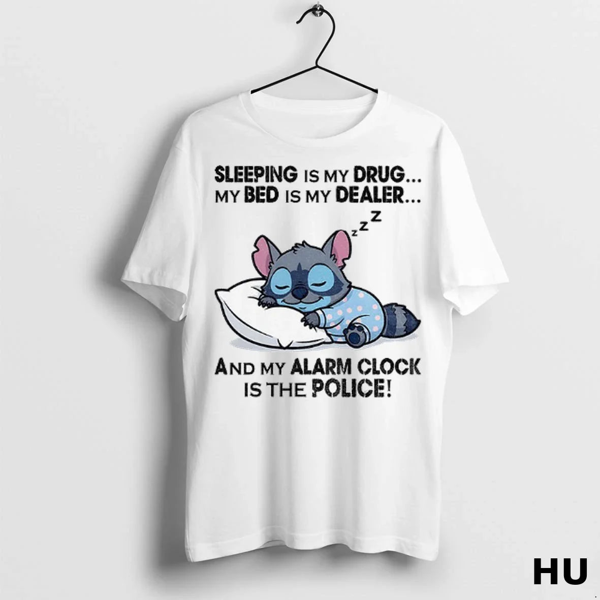 Officials Stitch X Raccoon Sleeping Is My Drug My Bed Is My Dealer