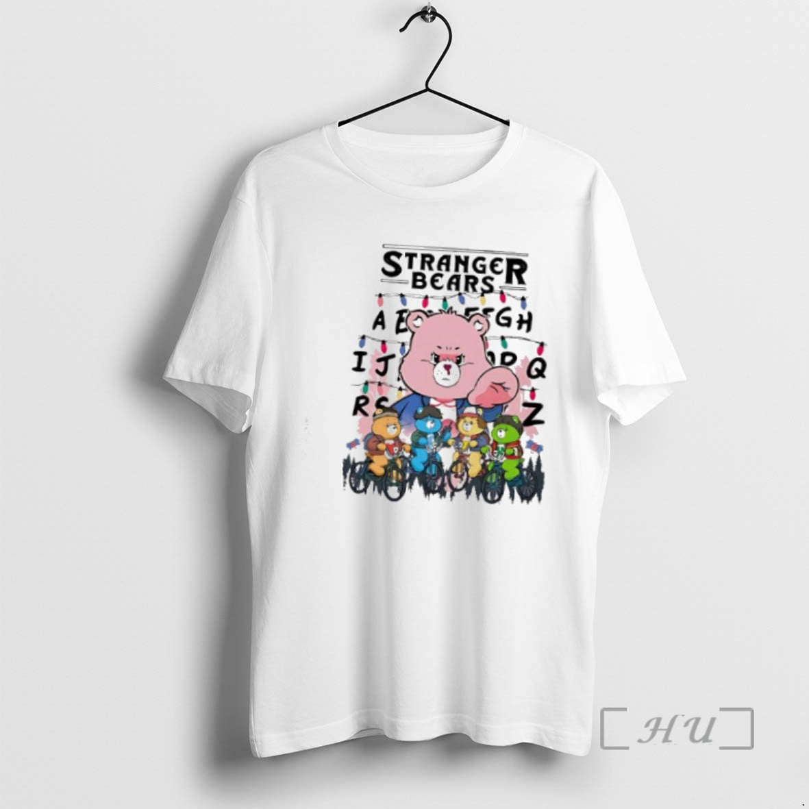 Officials Stranger Bears Care Bears Franchise Tee Authentic Art
