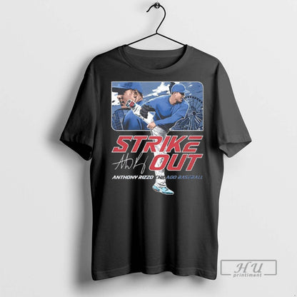 Officials Strikeout Anthony Rizzo New York Yankees Baseball Signature