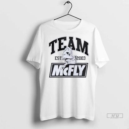 Officials Team Mcfly Ecru Est 2003 T Shirts TShirt Premium Merch