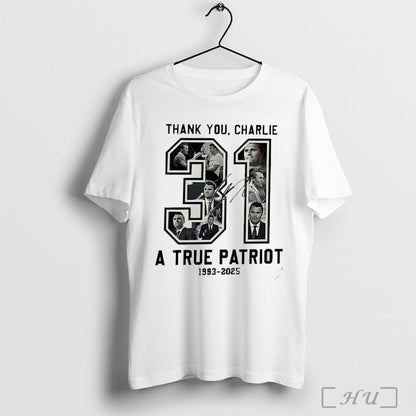 Officials Thank You Charlie Kirk 31 Years True Patriot 1993 2025