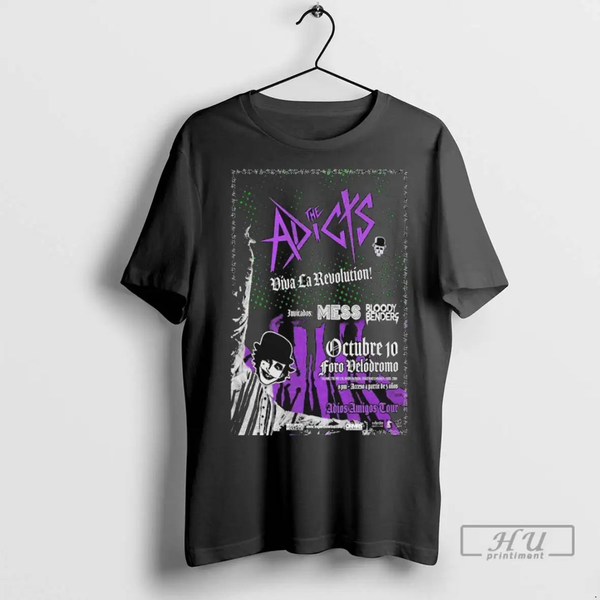 Officials Adicts Adios Amigos Tour Mexico Oct 10 2025 T Shirts Shirt