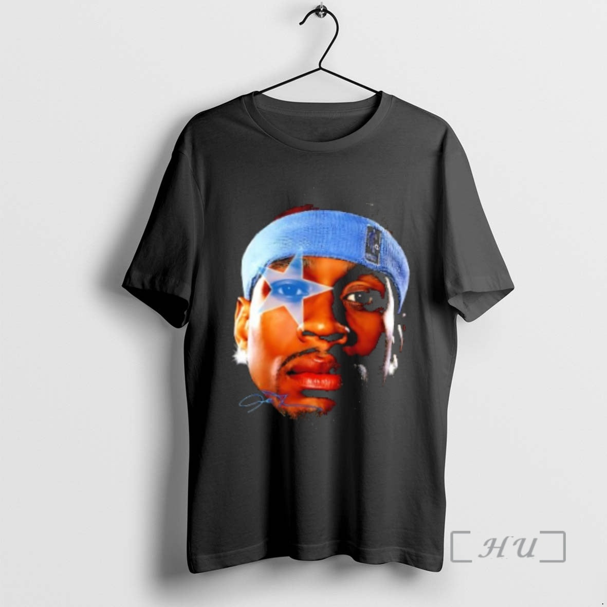 Officials Answer Iverson Star Face Signature TShirt Classic Merch