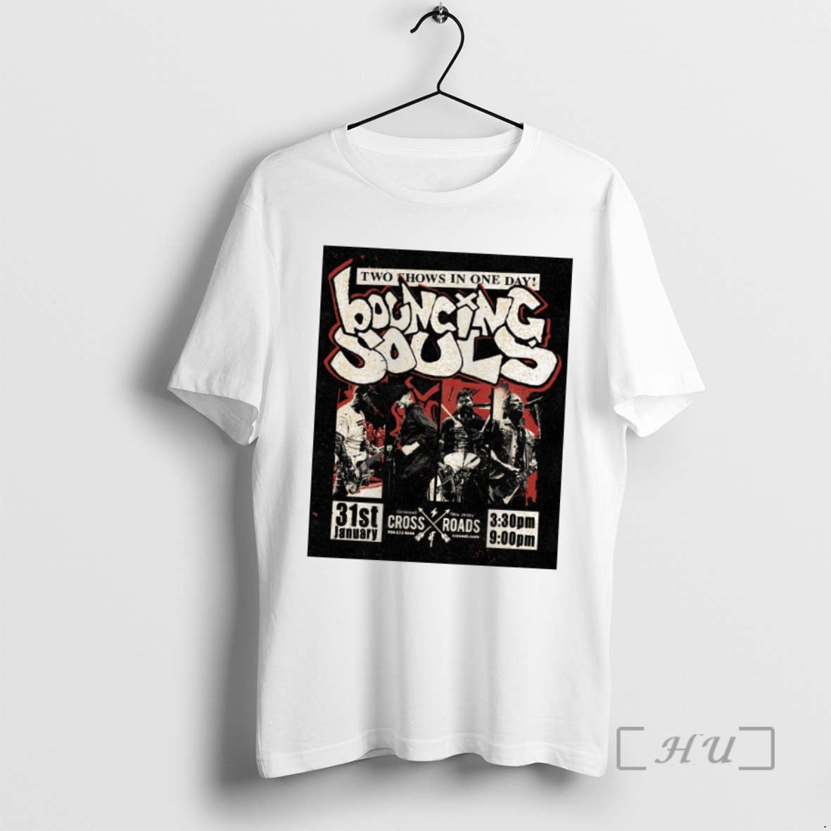 Officials Bouncing Souls January 31 2026 Garwood Nj Tee Authentic