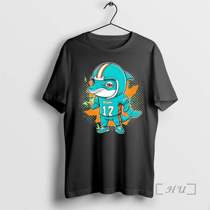 Officials Dolphins Miami Dolphins Football Cartoon Shirt Classic
