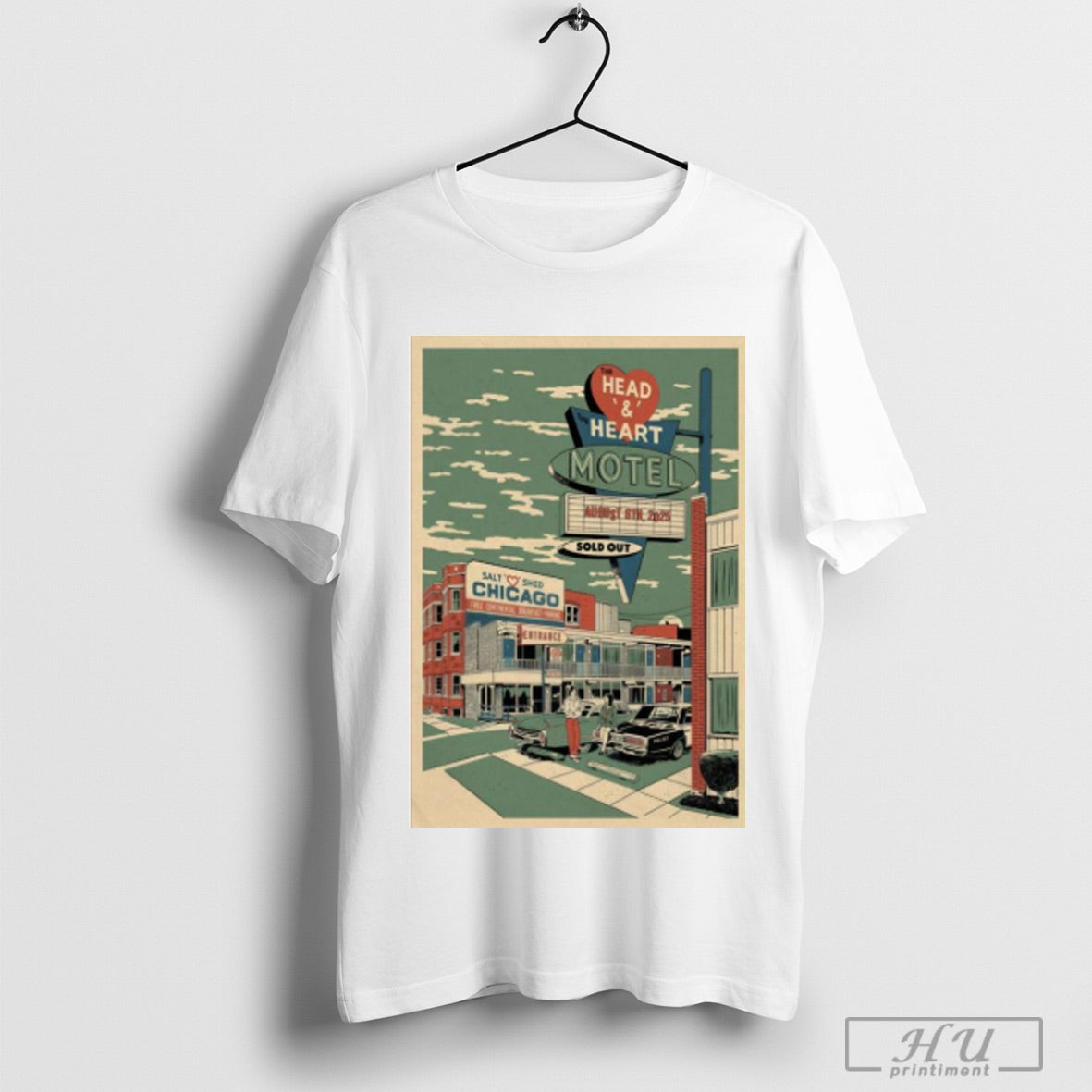 Officials Head And Heart August 8 2025 Salt Shed Chicago Il Shirt
