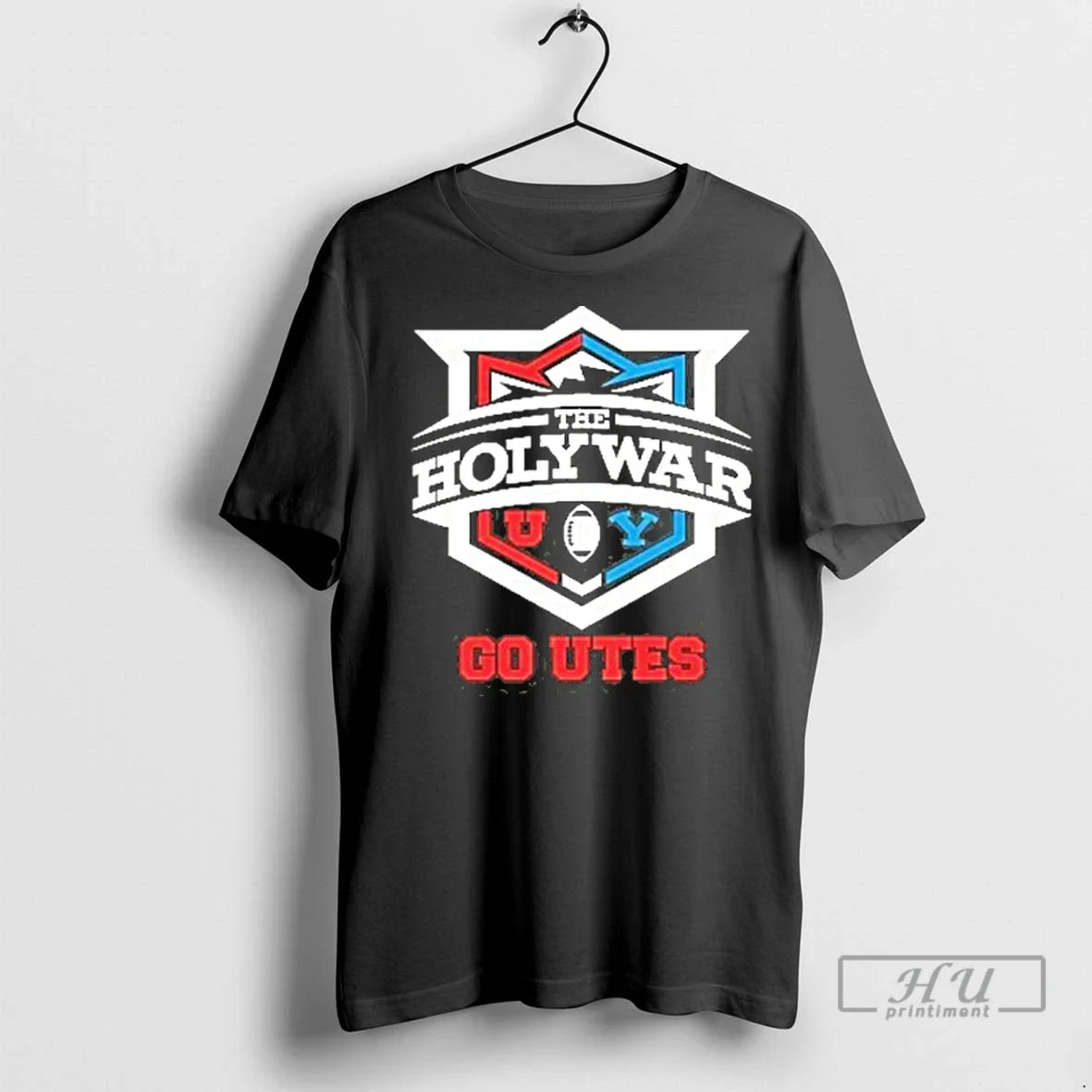 Officials Holy War 2025 Utah Utes Vs Byu Cougars Go Utes T Shirts