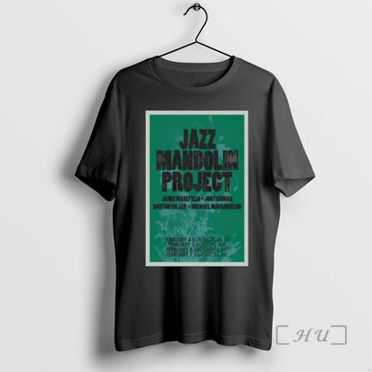 Officials Jazz Mandolin Project Tour February 2026 TShirt Elegant