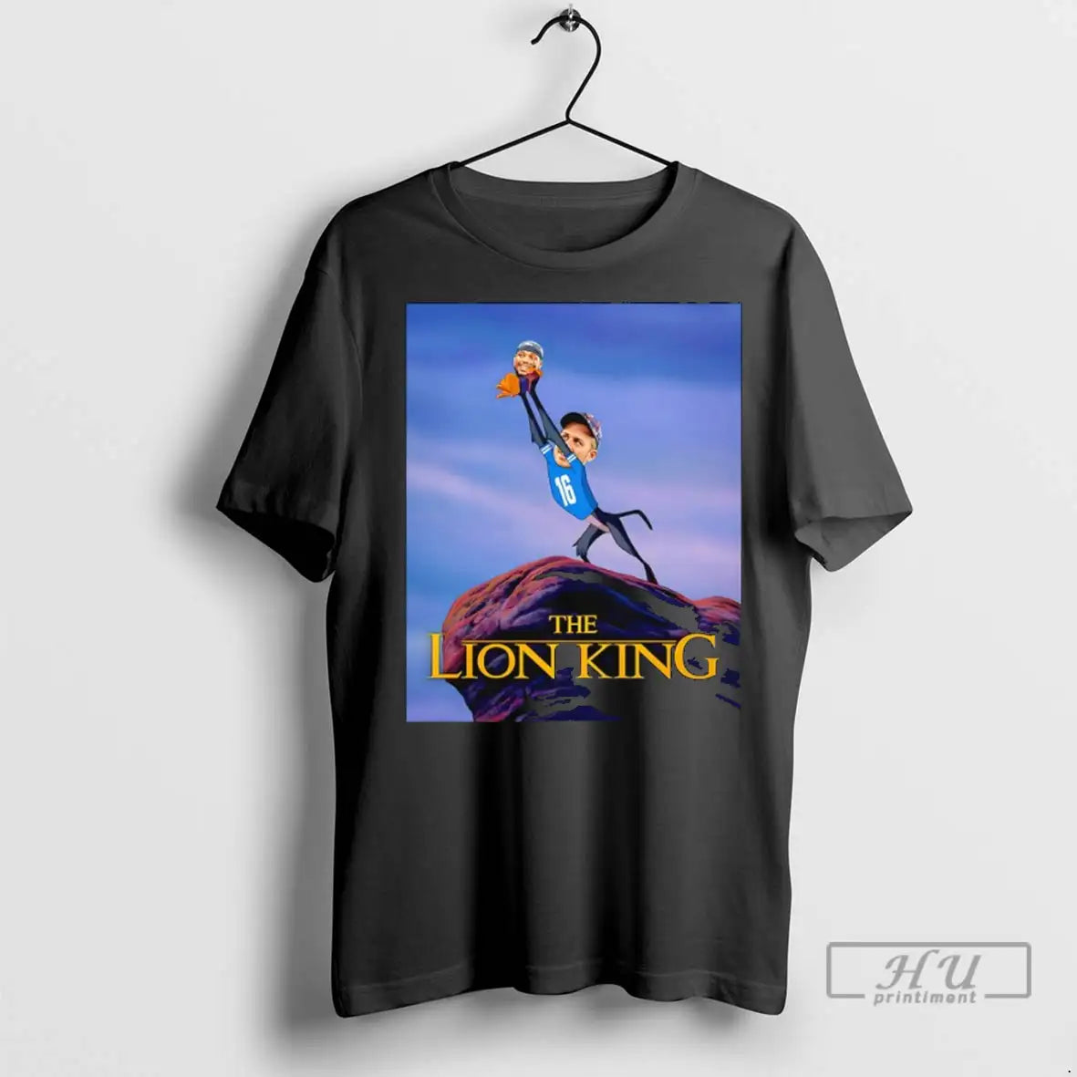 Officials Lion King Jared Goff And Amon Ra St Brown Detroit Lions T