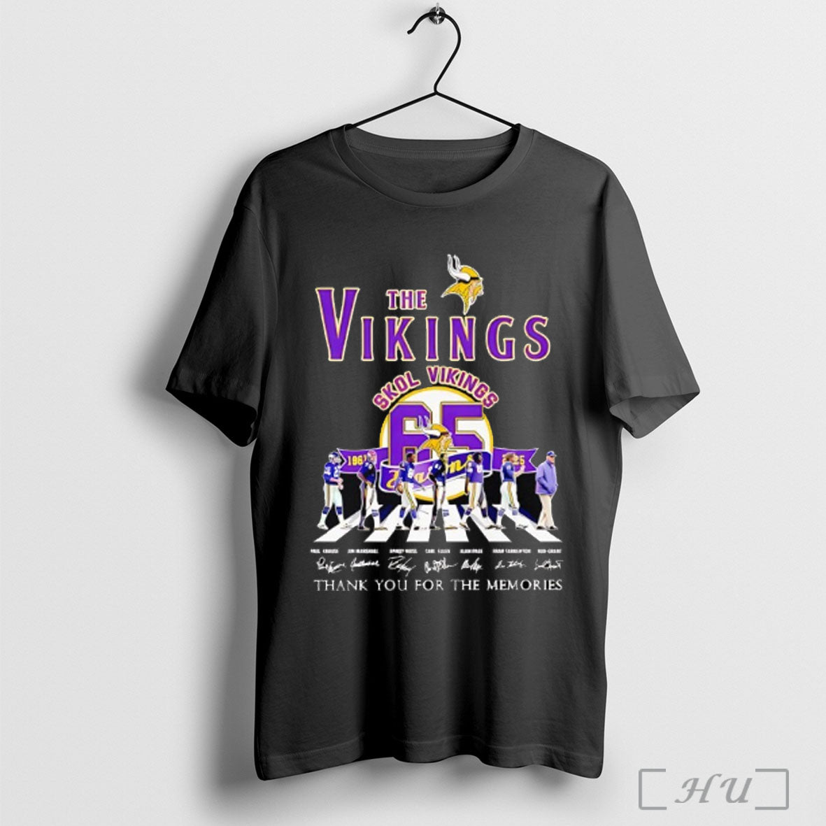 Officials Minnesota Vikings Walking Across Skol Vikings Thank You