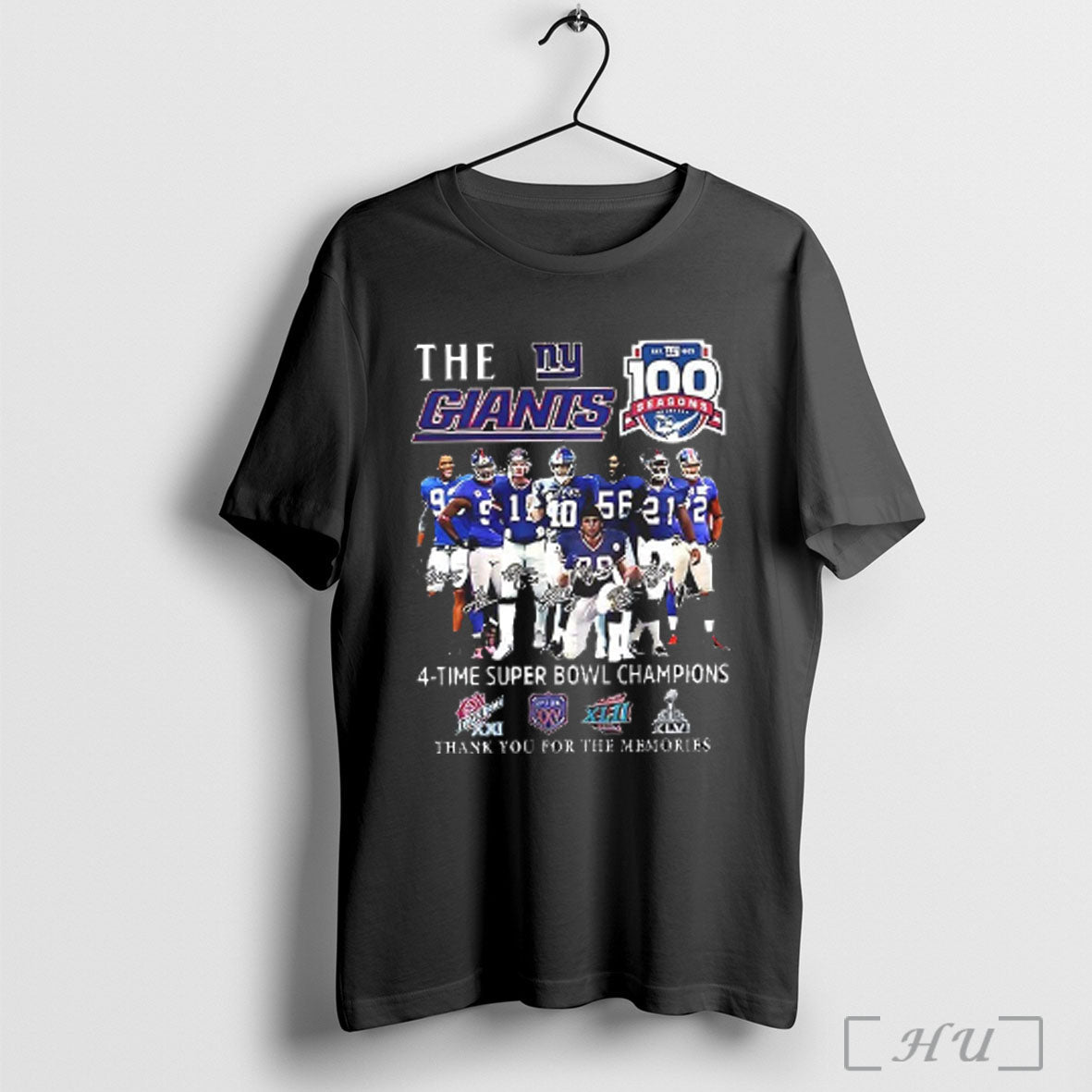Officials New York Giants 4 Time Super Bowl Champions Thank You