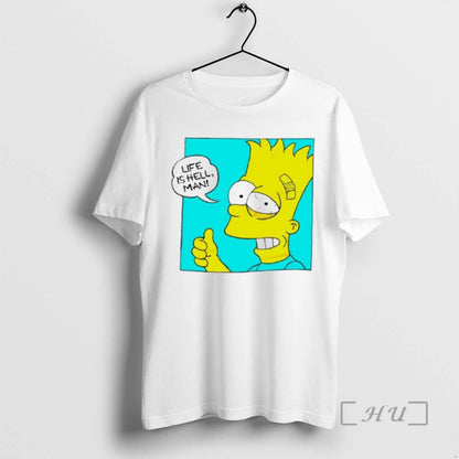 Officials Simpsons Life Is Hell Sweatshirt Retro Art