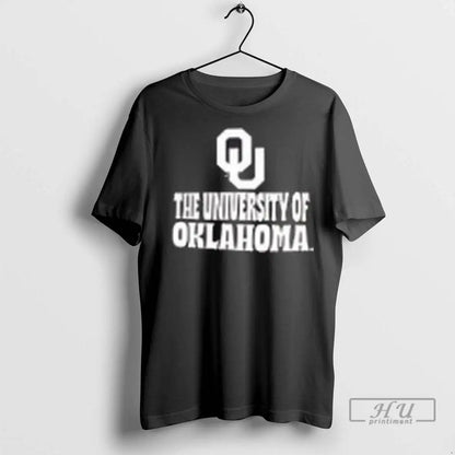 Officials University Oklahoma 1890 Thick Lined Landscape 2 Sided T