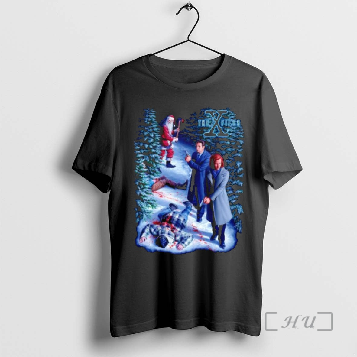Officials X Files Psycho Santa Tee Vintage Art