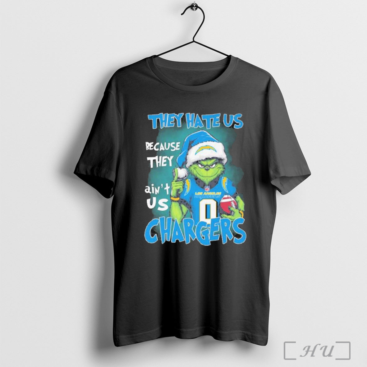 Officials They Hate Us Cause They Aint Us Grinch Los Angeles Chargers