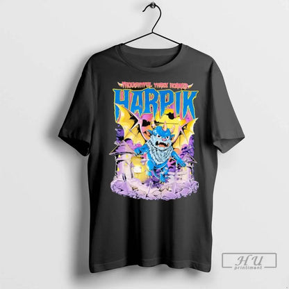 Officials Thoughtful Three Horned Harpik Monster T Shirts TShirt