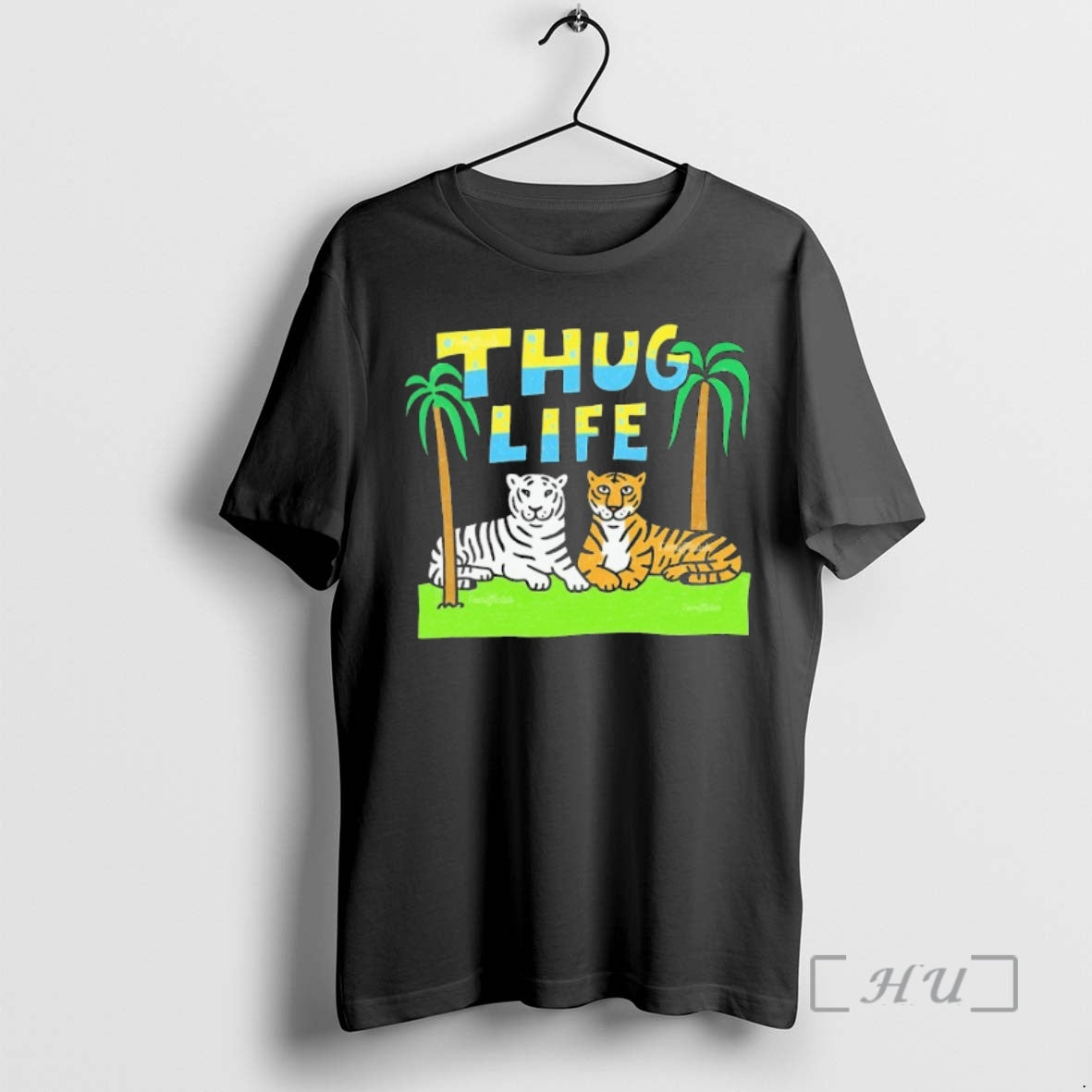 Officials Thug Life Tigers Tank Top Designer Style