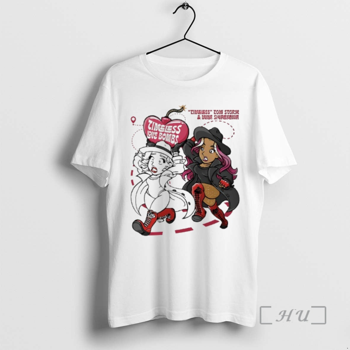 Timeless Love Bombs And Mina Shirakawa Bombing Run Shirt Premium Style