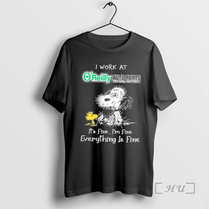 Officials Tired Snoopy I Work Oreilly Auto Parts Its Fine Im Fine