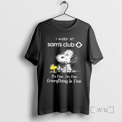 Officials Tired Snoopy I Work Sams Club Its Fine Im Fine Everything