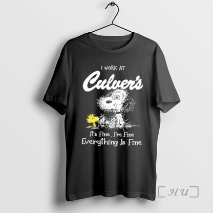 Officials Tired Snoopy And Woodstock I Work Culvers Its Fine Im Fine