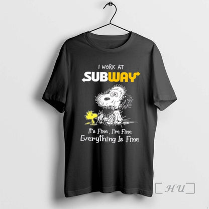 Officials Tired Snoopy And Woodstock I Work Subway Its Fine Im Fine