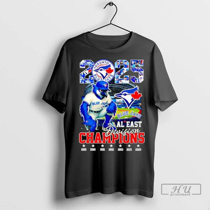 Officials Toronto Blue Jays Al East Division Champions 2025 T Shirts