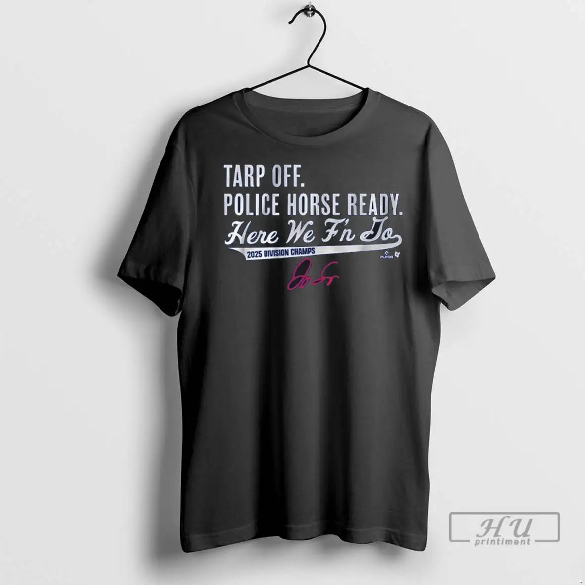 Officials Toronto Blue Jays Mlb George Springer Tarp Off Police Horse