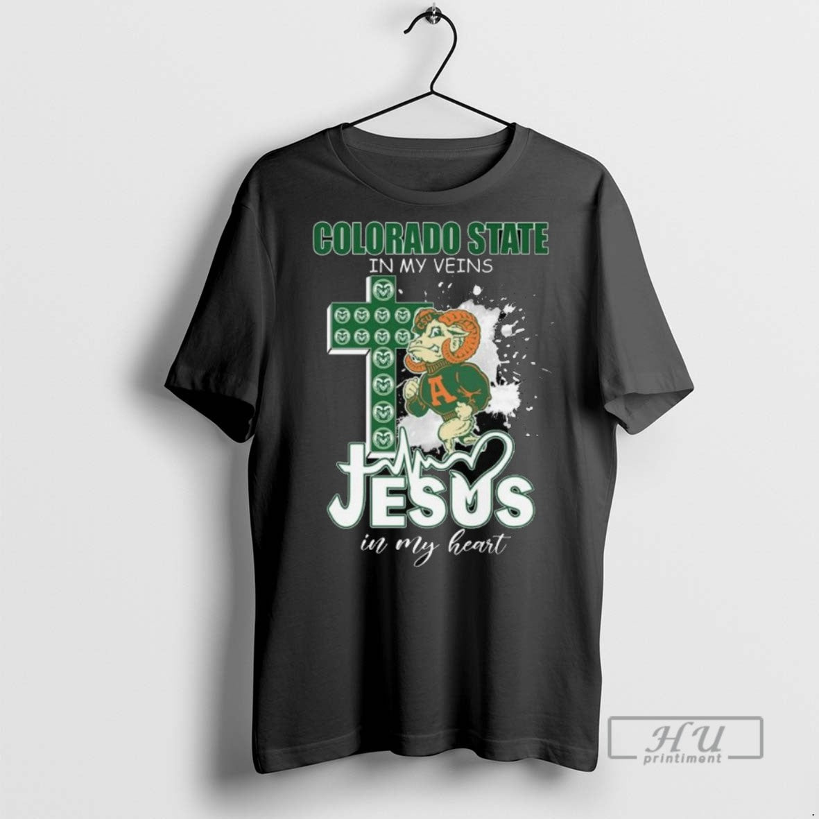 Officials Trending Colorado State Rams My Veins Jesus My Heart Mascot