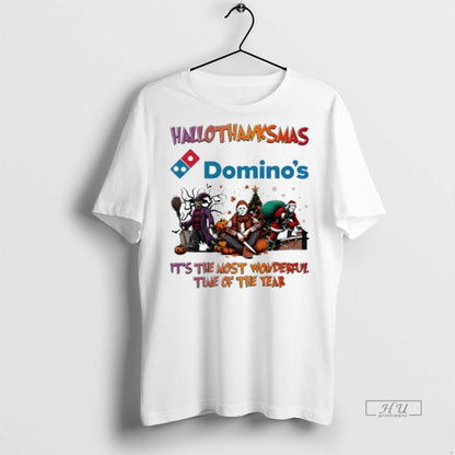 Officials Trending Hallothanksmas Characters Vs Dominos Pizza Logo