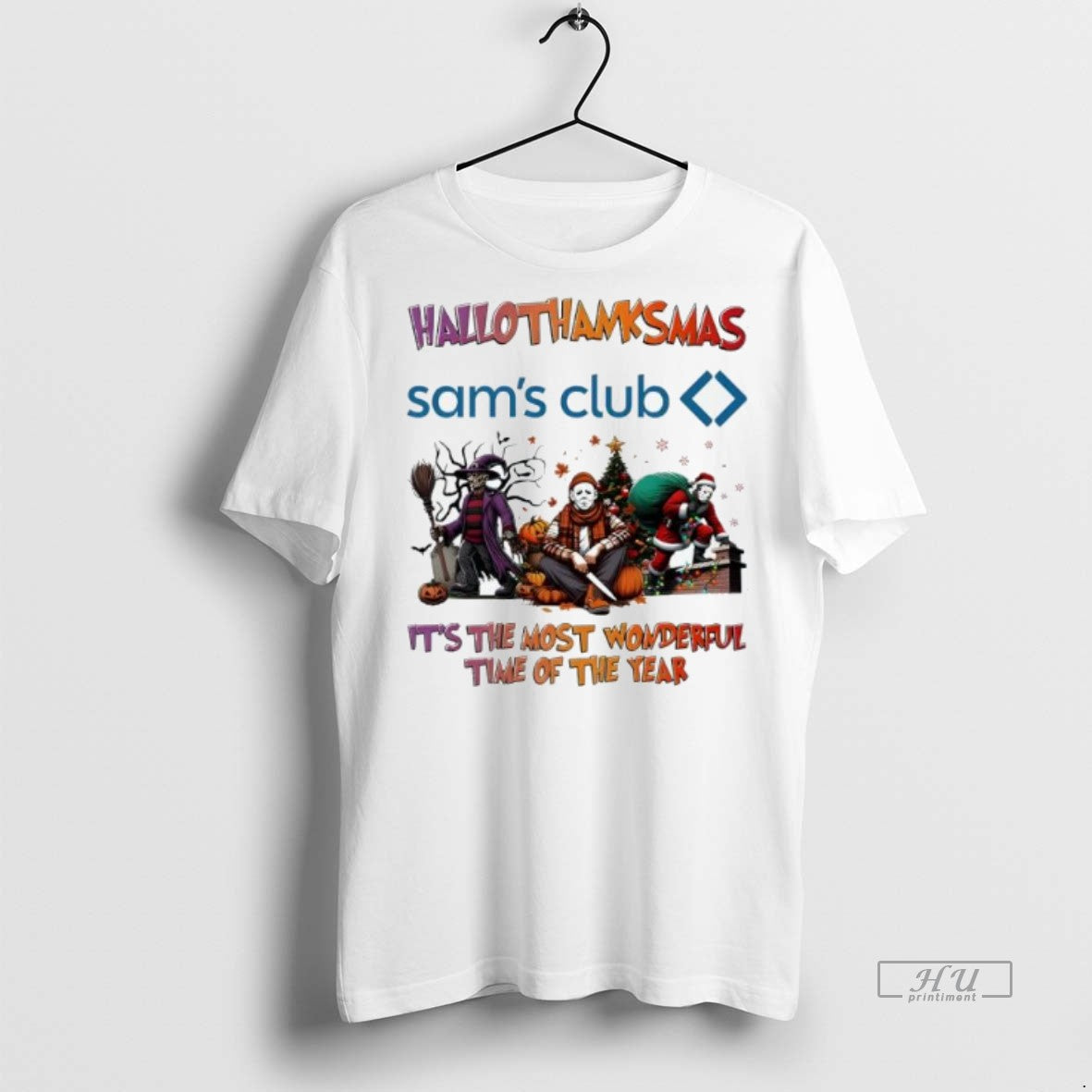 Officials Trending Hallothanksmas Characters Vs Sams Club Logo Its