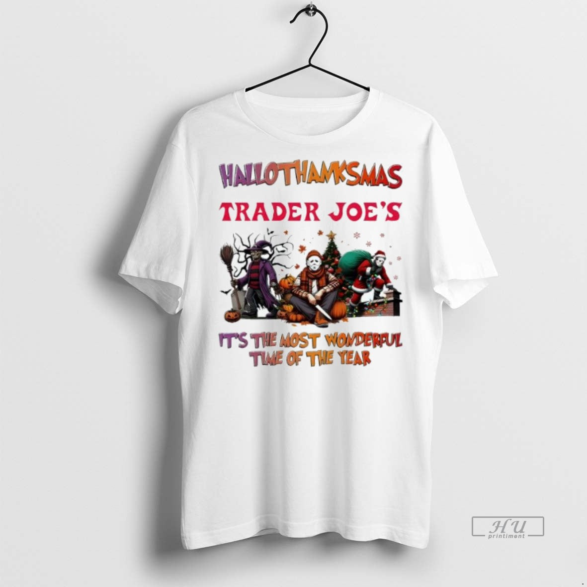 Officials Trending Hallothanksmas Characters Vs Trader Joes Logo Its