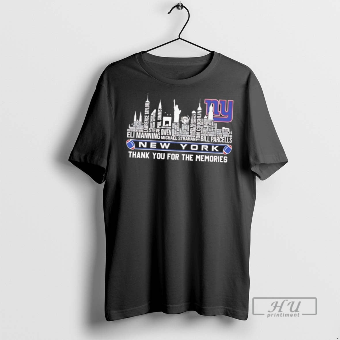 Officials Trending New York Giants Players Names City Skyline Thank