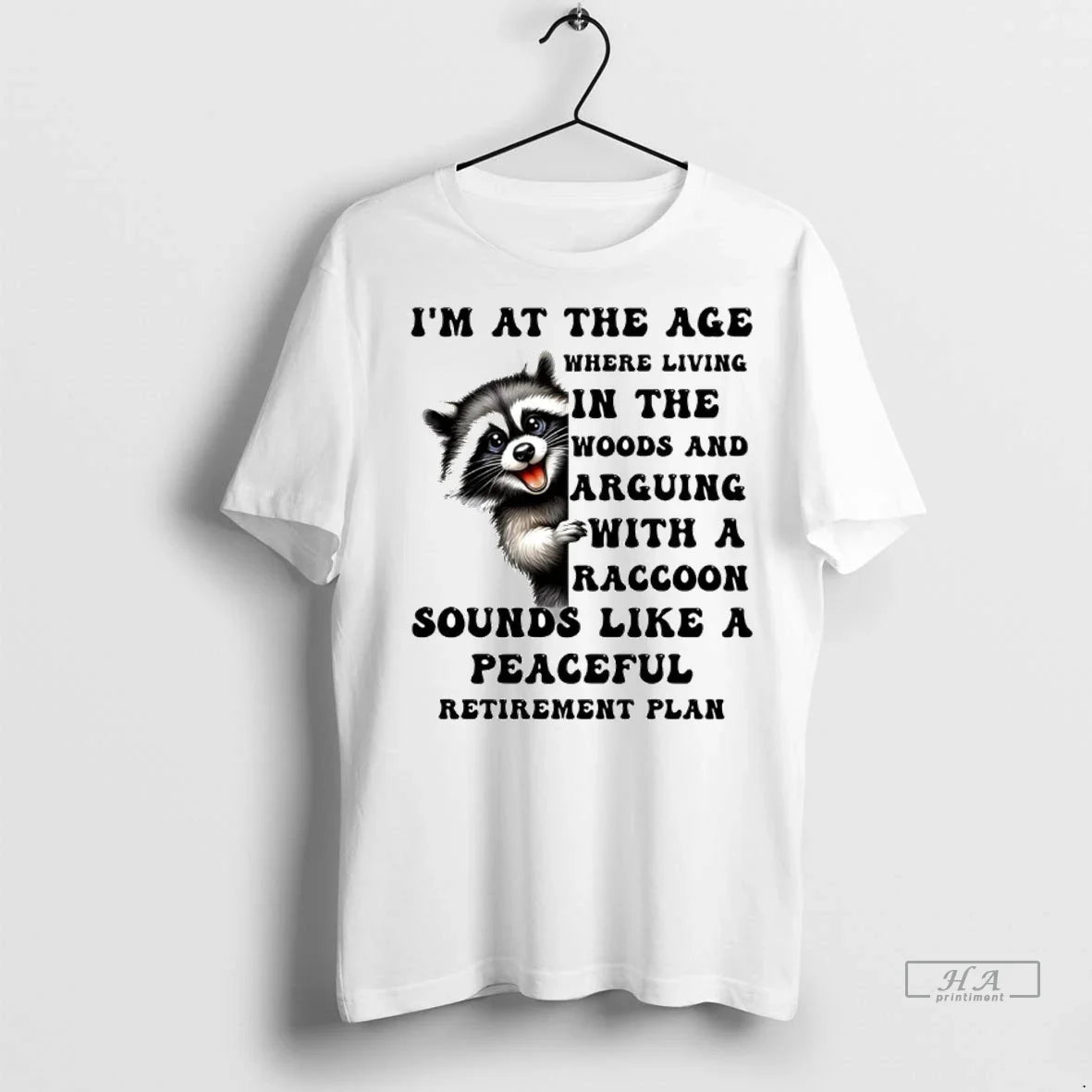 Officials Trendy Im Age Where Living Woods And Arguing Tee Retro Look